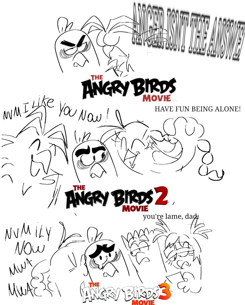las4ga's tweet photo. I'm an Angry Birds Movie fan and this is my vent art

#AngryBirds https://t.co/IxB4kgMlop