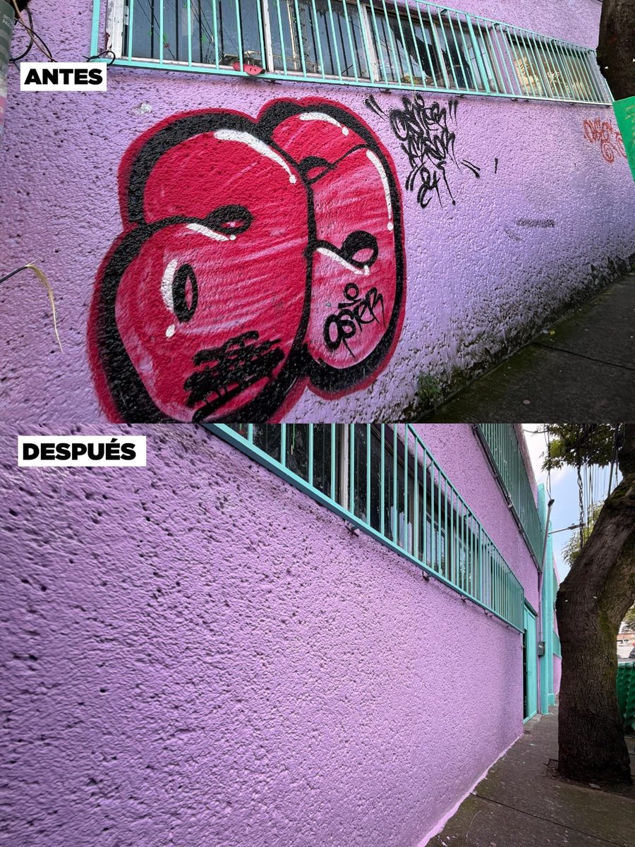 RosarioMorales_'s tweet photo. ¡Aquí no paramos! 
Con nuestro proyecto #ManosALaObra, hoy continuamos recuperando espacios para beneficio de nuestras niñas y niños. 🛠️🫟

Realizamos la rehabilitación y pintura de la fachada del Jardín de Niños María Evelia Monterrubio, porque creemos que contar con espacios dignos también es una forma de apoyar la educación y el bienestar de quienes más lo necesitan. 🏫✏️

#ManosALaObra #ÁlvaroObregón #RosarioMorales #DiputadaDelPueblo