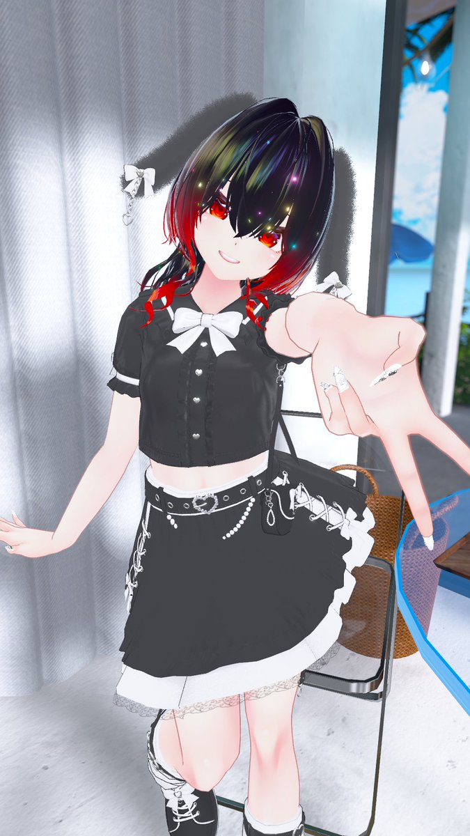 solocircle99016's tweet photo. この度ミュリシアちゃんでお洋服とネイルのテスターをさせて頂くことになりました！
色のバリエーションが豊かで、カワイイパーツにもこだわりが感じられる作品です！
うさ耳がふわふわで可愛い！

セール、プレゼント企画もあるそうなので、
是非参加してみてください- ̗̀🎁 ̖́-
#CuteOver3D #VRC https://t.co/E7MJp2T7cV
