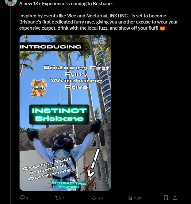 GucciFeline's tweet photo. ⚠️ TW CP / P*DOPHELIA ⚠️

UNLIKE Vice and Nocturnal, INSTINCT is being background run and operated by an actual p*dophile.

Please do not go to this event if you have any self-respect. https://t.co/8sZbGDnDWb