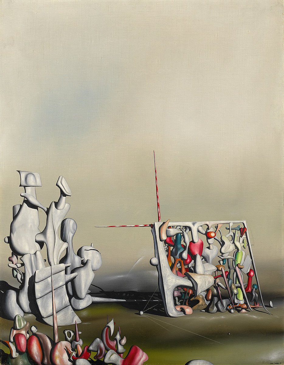 rupanshusoi's tweet photo. I feel Tanguy is even better, this one was painted in 1945 https://t.co/6atrtsunwX
