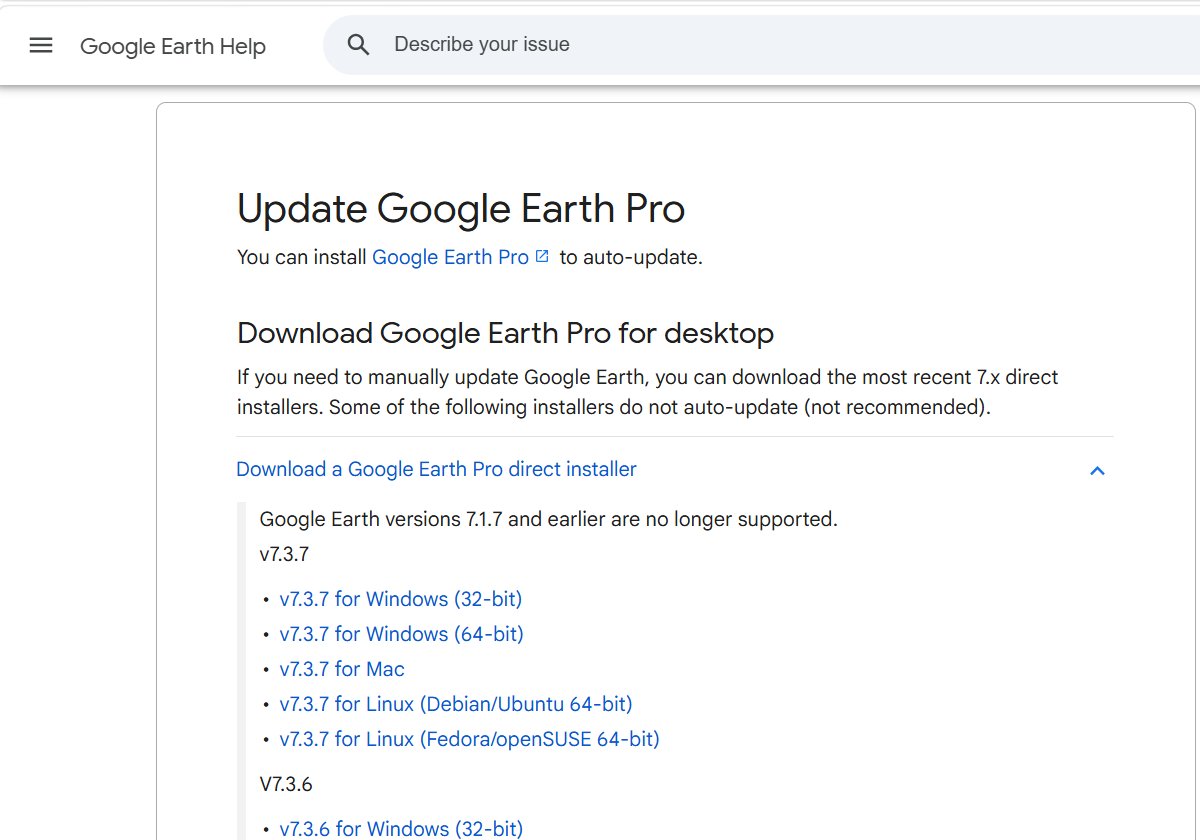 Osinthusiast's tweet photo. Googe Earth Pro is going away!! Download your installer copy today and back it up. You will thank yourself later. #OSINT #GEOINT #GoogleEarth https://t.co/xRYbunwTCJ