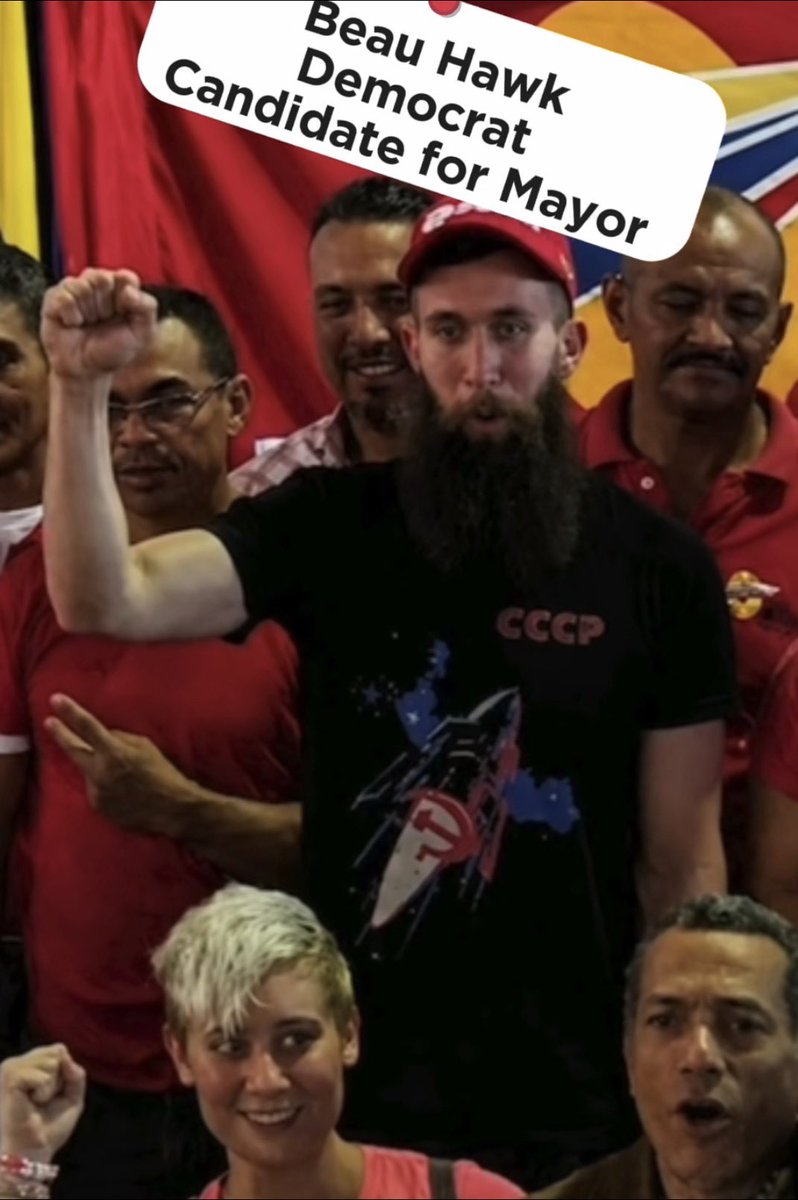 RussRymer's tweet photo. Actual picture of Beau Hawk, the Democrat candidate for Knox County mayor. This is what they want to inject this into all aspects of government. https://t.co/nluOCxnW2H