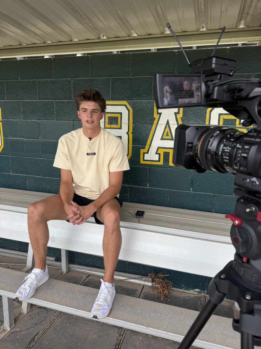 gabecamarillo_'s tweet photo. Just finished talking to @Braves 3rd round pick, Jensen Hirschkorn. The Kingsburg-born RHP is mulling a decision between LSU and Atlanta.

He couldn’t go in detail on the money offered from both sides, but hear why it is “the toughest decision of my life”… tonight on @KMPHFOX26. https://t.co/O5DnMdR5i0