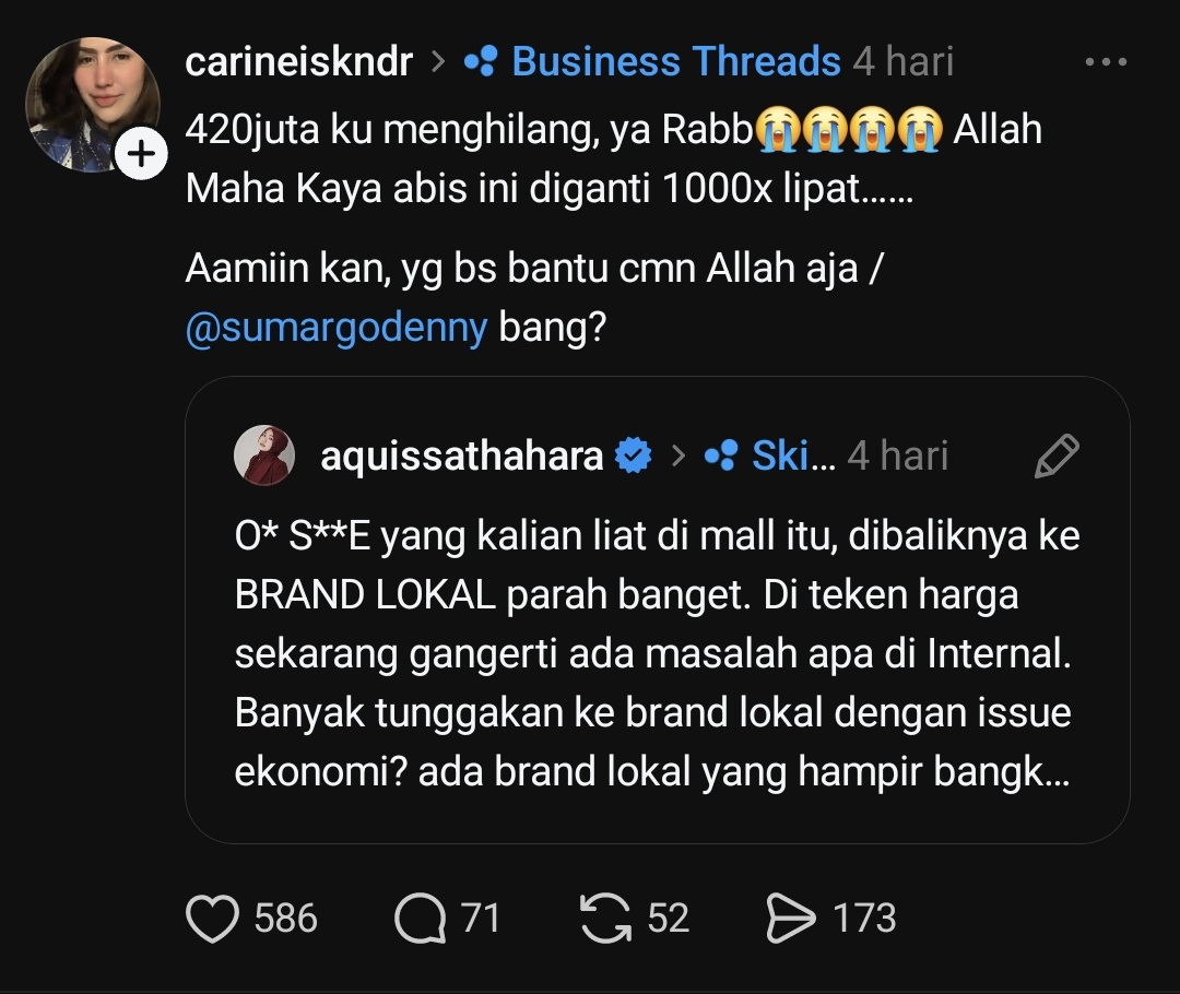 txtfrombrand's tweet photo. Para owner brand lokal speakup masalah kerjasama sama toko kuning 

Beberapa mengaku rugi karena haknya gak dibayarkan 👀 https://t.co/BHPUly8kjU
