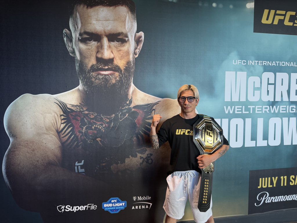 waragyah's tweet photo. UFC329を観にラスベガスT-mobile arenaへ⭐️ https://t.co/H97BflX5z8