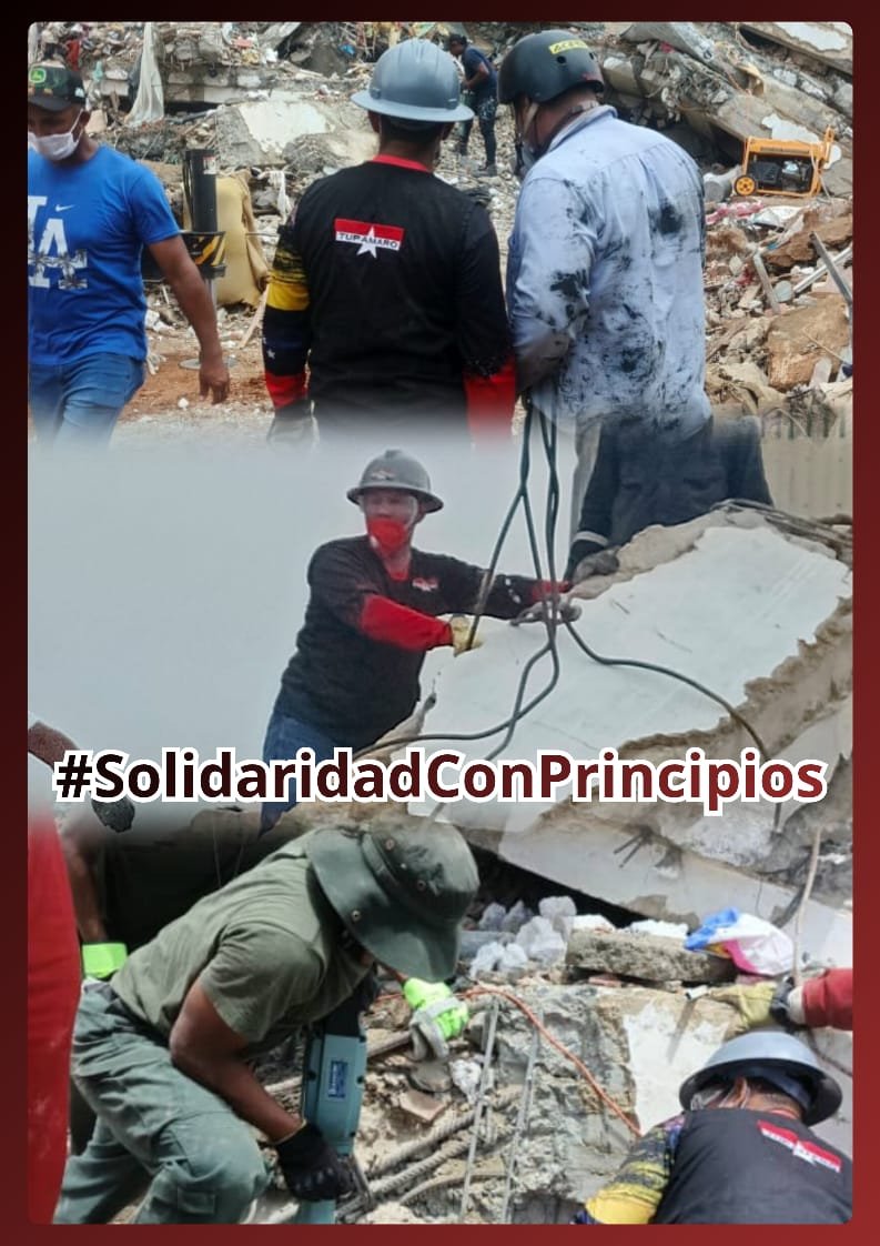 TupamaroMRT_'s tweet photo. UN PUEBLO HERÓICO, UNIDO, SIN MIEDO 

Somos un pueblo digno, heróico, unido, lleno de esperanza, de fortalezas, de conciencia, que no se detiene ante ninguna adversidad.

Las brigadas voluntarias con mayor fuerza avanzan con el gran trabajo colectivo en el estado La Guaira, sin importar el riesgo, ya que cuando se trata del bienestar del pueblo no hay nada que se ponga en duda.

#SolidaridadConPrincipios
