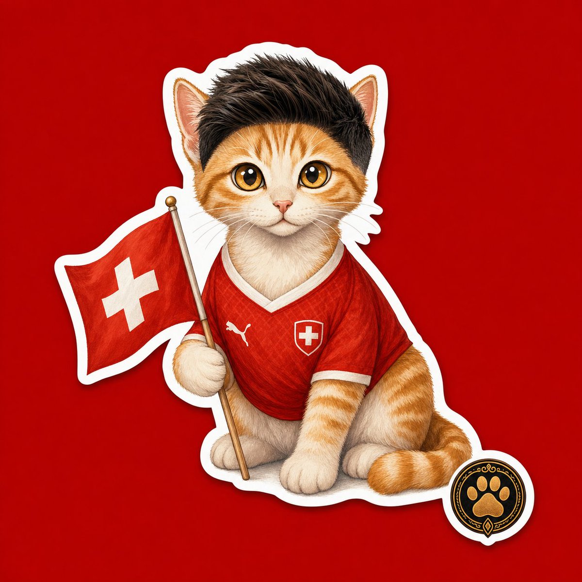 Masuie's tweet photo. Argentina 🇦🇷 vs. Suiza 🇨🇭
Creados con @lovart_ai 
#Lovart #LovartPartner 
#Messi #Dibu #Paz #Xhaka #Kobel #Switzerland #Suiza #CopaMundial #WorldCup #CostaRica https://t.co/axzmyhIJMs