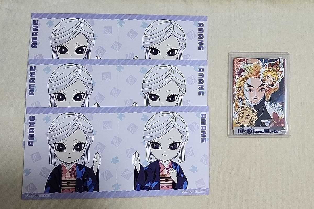 haru_WA_rtz's tweet photo. 【譲渡】鬼滅の刃 繋がる大集合 繋がるカード つながるカード 立志編 柱稽古編

譲：画像1、2

求：定価（+送料）

👑(無一郎/錆兎)は画像2からもお迎え希望
都内埼玉手渡しor郵送
検索からもお声がけよろしくお願い致します。 https://t.co/LYwZh6pZbH