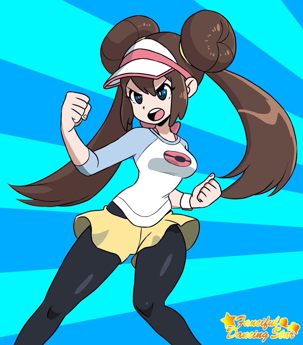 FancifulStar's tweet photo. Trying to get back into drawing and I'm also trying to push myself into practicing some more dynamic poses as well. Also doing shading. Dunno how long I'll keep up this level of effort for, but boy oh boy, did I miss drawing. Anyway, ya, Rosa from Pokemon! https://t.co/xkFT6MPVkN