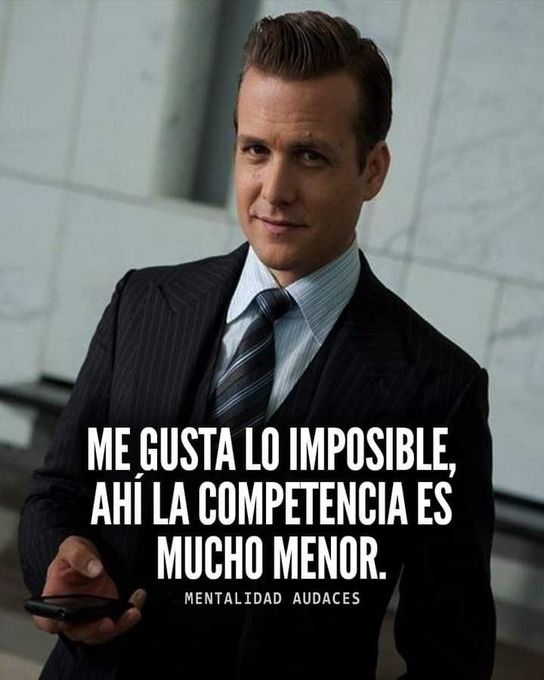 CuspideMental's tweet photo. Harvey Specter nunca pierde.

Y si pierde… ya había ganado antes de empezar.

7 frases que valen más que 3 libros de motivación juntos. 👇

1. https://t.co/JhjL5K5jA1