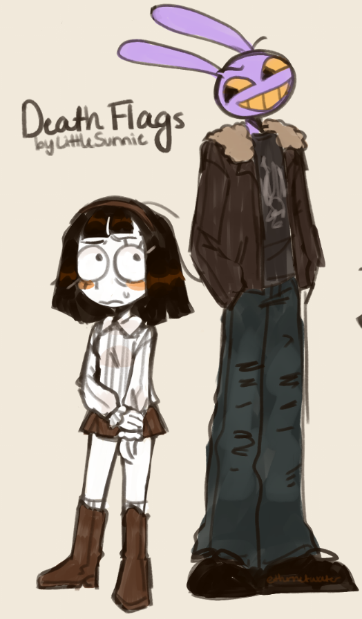 wet_ethernet's tweet photo. death flags fanart! read this a second time and i HAD to draw it <3
https://t.co/U0fteM0XW4
#funnybunny #pomni #jax #tadc #tadcnsfw #genitalcircus #pomnixjax https://t.co/5vs7vGjyJW