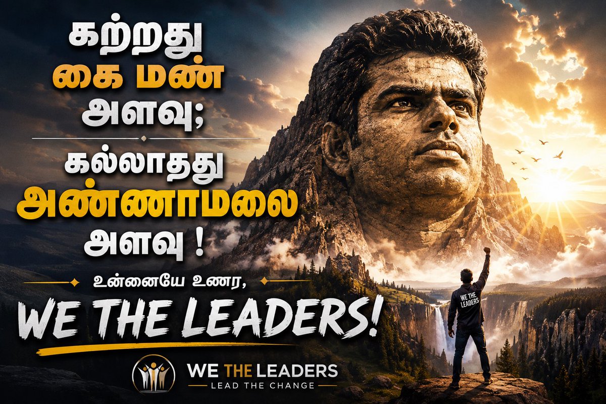 DhamuIn's tweet photo. WE THE LEADERS *மாறுவோம், மாற்றுவோம்! *இது நம்ம இயக்கம்! Join here to begin our political movement with @annamalai_k   @annamalai_chap2 @Tamils_UK @praba711 - Join: https://t.co/cKy6EtCCIj https://t.co/b9CQYVUXPa