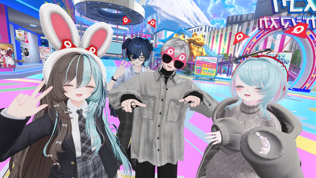Mintpudding_vrc's tweet photo. 前から楽しみにしてたVket！
皆で行けて良かったし楽しかった！！ https://t.co/Qth1QPXjIv