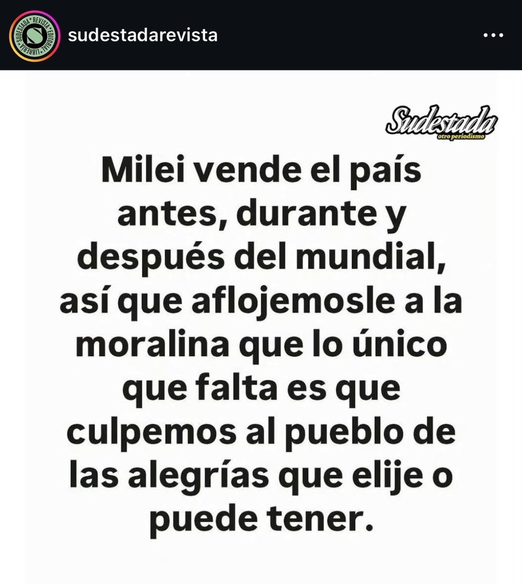 Vinchukiss's tweet photo. @conanpeq @vacomotrompada Imaginate que me haces estar de acuerdo con un post de sudestada flaco para un poco https://t.co/aUVHRkQ63D