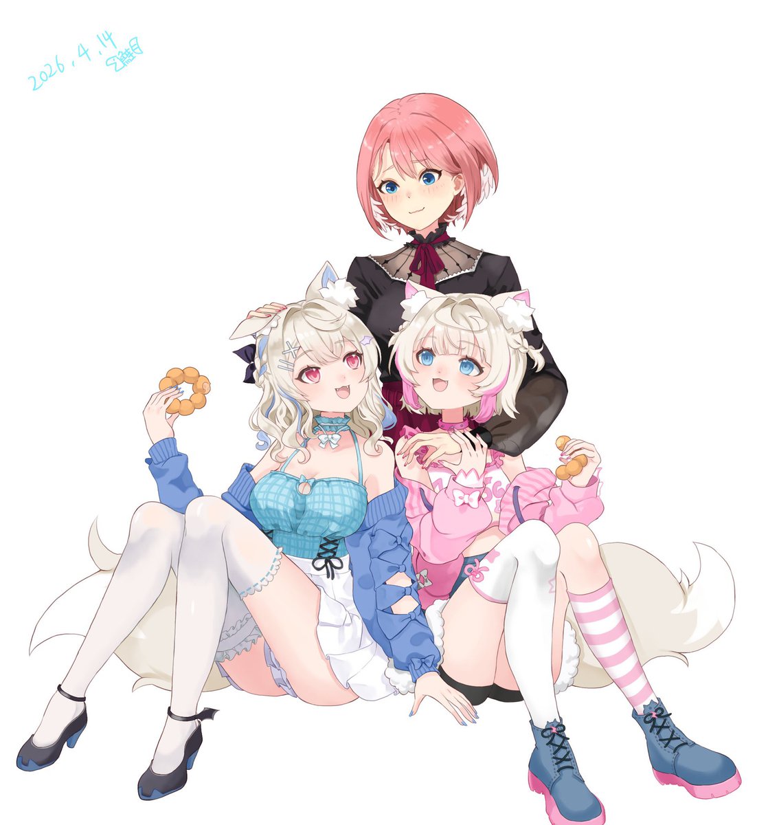 sakeno2nd's tweet photo. #みんなのデフォ絵と等身絵の比較が見たい https://t.co/uyDaoTsv21