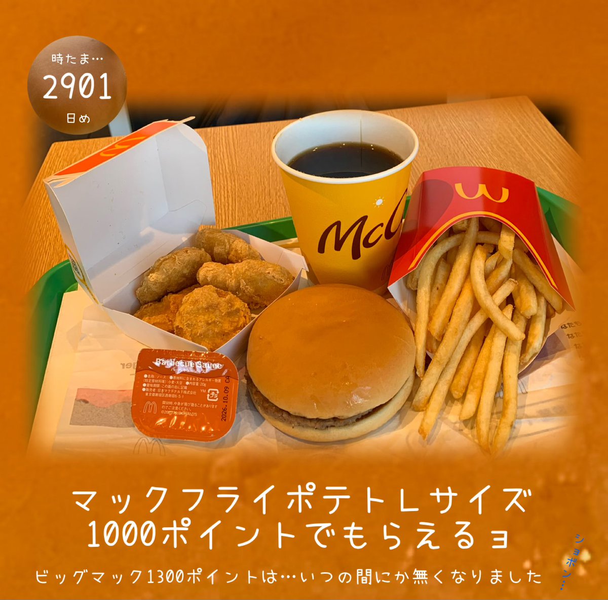 2026.7.12☀️#マクドナルド 時たまマック🚶‍♂️…2901日目