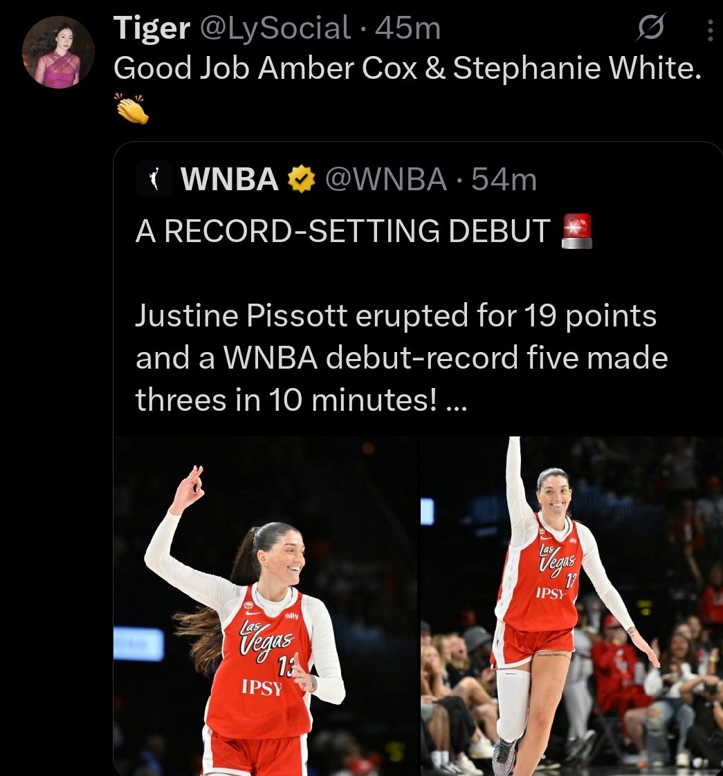 Vicedi's tweet photo. @IndianaFever I hope she scores even more against the Worst Coaching Staff in the WNBA!~! https://t.co/dJBpx1R3in