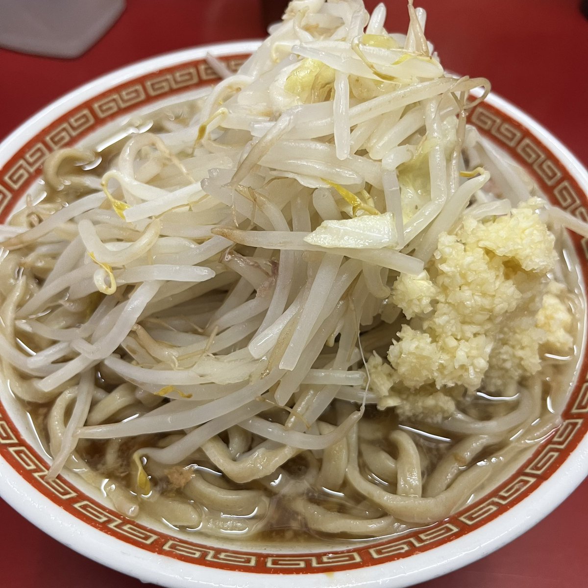 7/9 ラーメン二郎目黒店 小豚入り800yen ﾆﾝﾆｸｽｺｼﾔｻｲ 100円値上後も結果