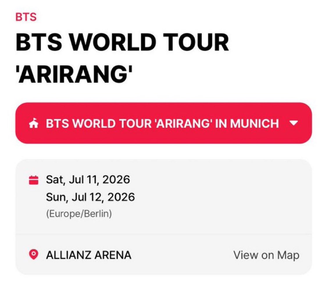 jungkook97_2's tweet photo. I’ll be sharing the streaming links for Day 2 in Munich today as well. 🥹💜

Bookmark this tweet so you don’t miss any updates. I’ll post the best links I can find as soon as they’re available. 🫶🏻🔗

#BTS_WORLDTOUR_ARIRANG
#BTS_WORLDTOUR_ARIRANG_MUNICH https://t.co/YZNJat32q2