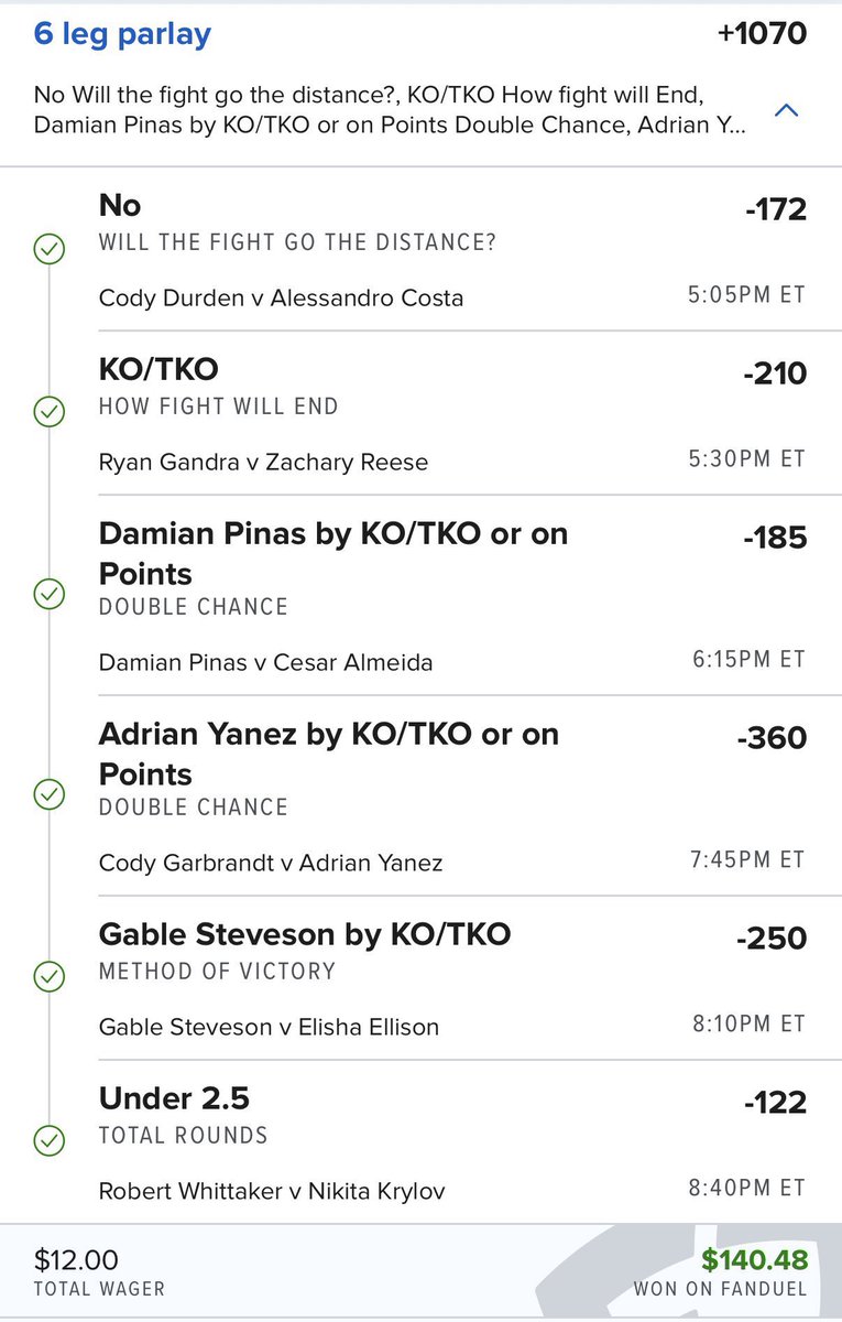Lucas_fx11's tweet photo. Just cashed the +1070 #UFC329 prelim lotto🔥🔥🔥 we stay hot with UFC 🥊⚡️💥

Join the free chat 💬 on my bio https://t.co/fmiPXoMB6r