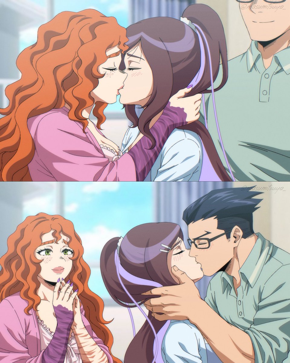 cocolasticot_66's tweet photo. Post here too🤤
And here's the centerpiece for my wife's amazing birthday a little TenEiko, heeheh. Happy birthday again, and a huge thank you to the artist for this magnificent piece !! 
storyboard : me  art : @misumitsuya_ 
Oc : @Eipple_IC443 
#tenyaiida #mha https://t.co/KM5UU6t95w