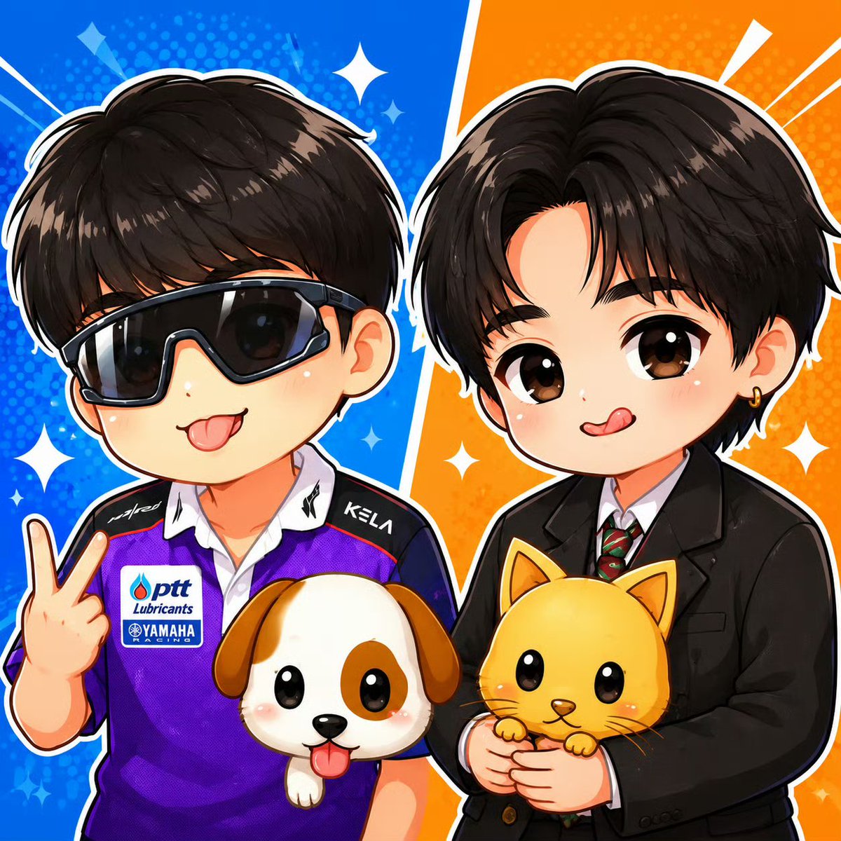 AyeAyeAung13822's tweet photo. ချစ်စရာလေးတွေ💚❤🧡💙

#ohmpawat #nanon_korapat #ohmnanon 
#crdphoto https://t.co/MWGGwRqMwD