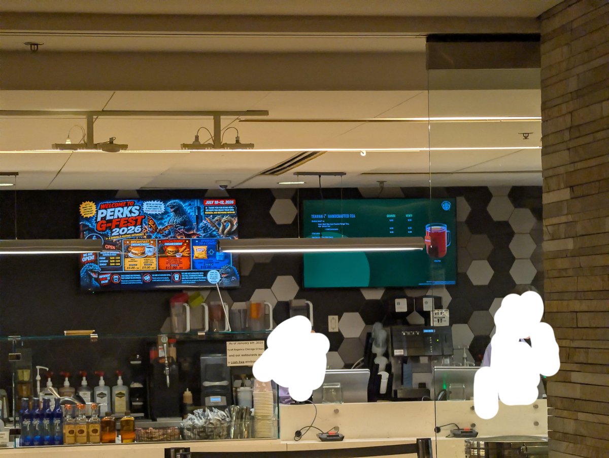 QuinCraftables's tweet photo. @Yokaiju Even the damn Starbucks here... https://t.co/itbFBDYhWl