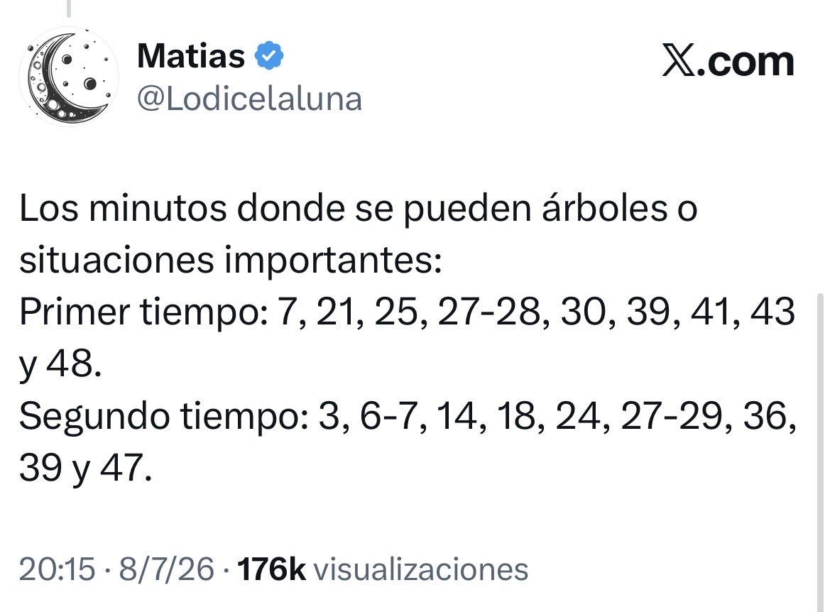 Lodicelaluna's tweet photo. Miraste el partido y sabías que teníamos que estar con colores claros. Sabías los minutos donde se darían los goles con EXACTITUD y sabías cuáles eran los jugadores destacados, sumado al Dibu que nos iba a salvar en las tapadas clave. 
Seguimos Juntos 
NUNCA TE FALLO 👇🏻 https://t.co/m4PPbnHY8Z