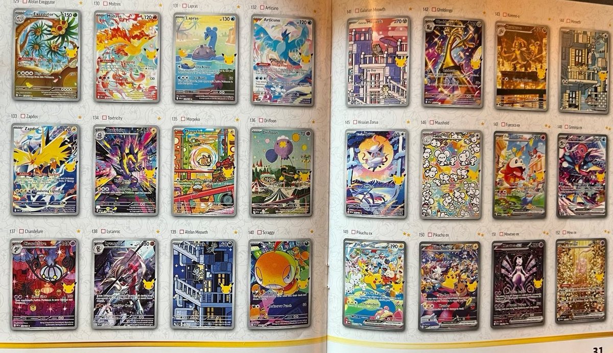ShootingStarShp's tweet photo. Bon bah les leak du 30ème anniversaire de Pokémon sont confirmés ! 

Il y aura des nouvelles cartes de Mewtwo, Mew, Ectoplasma, Jirachi, Pikachu et pas mal de reprint dont le Celebi brillant. 

Les dessins sont vraiment magnifiques 🔥

#PokemonTCG #Pokémon #pokemonㅤㅤㅤ https://t.co/KTOdIc1SIT