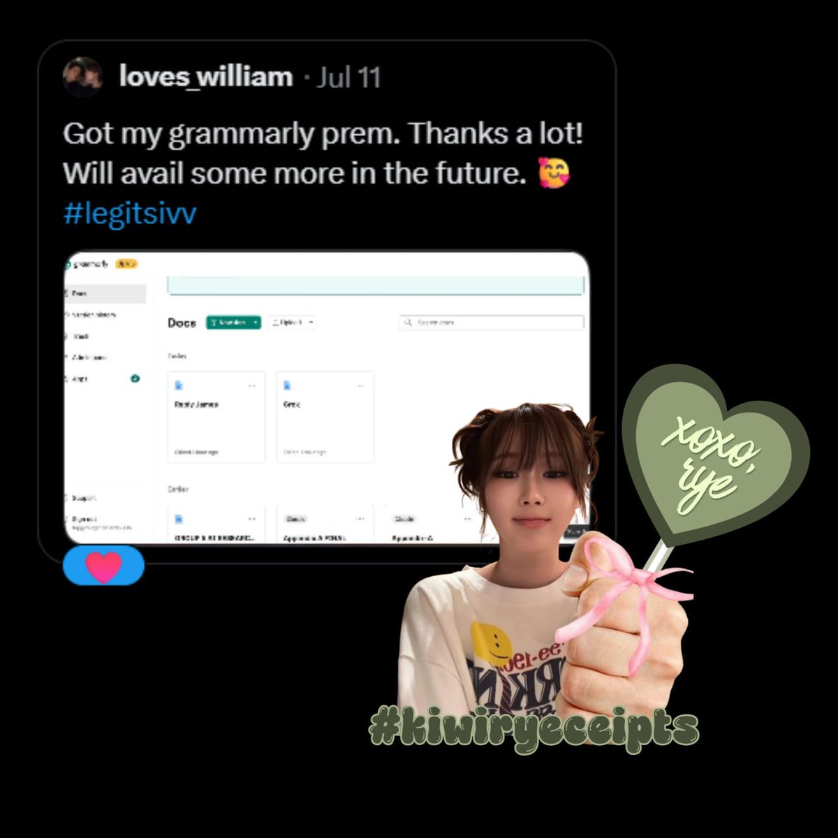 RYE | comment if magd-dm tweet media