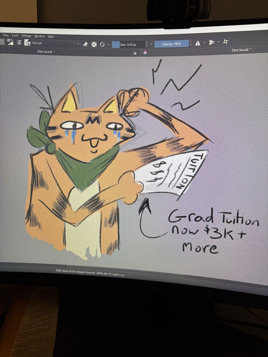 SamIsClam's tweet photo. Normalize drawing your sona with your problems #sona #cat #art #artmoots https://t.co/9UGvE4czHY