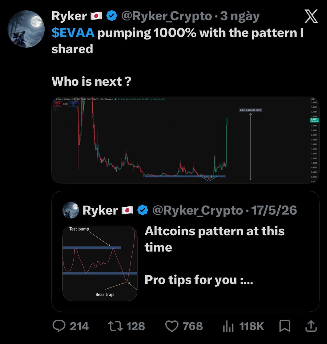 Evans tweet media