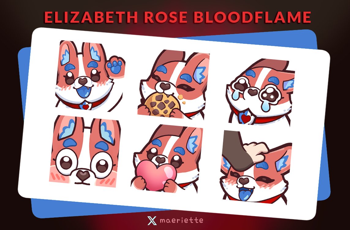 ERBloodflame's tweet photo. I commissioned @maeriette for more YouTube member emotes a while back and as always she knocks it out of the park, thank you soo much for the hard work ❤️
My Rosarians look incredibly poweful TwT <333
#BFKingdom https://t.co/siCp1yMl2r