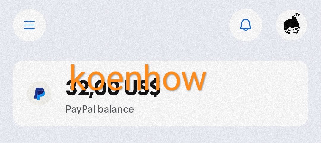 koenhow's tweet photo. wts saldo paypal 
avail: $32
rate: 17.150
take all rate: 17.100

no fee, fnf only 
saldo pribadi dari buyer luar
— bca/blubca/qris

#zonauang #zonajajan https://t.co/SWY6DsqdU0