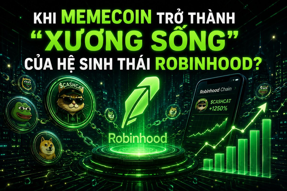 kungfu_hunter's tweet photo. Khi Memecoin trở thành "xương sống" của hệ sinh thái ROBINHOOD ?

Từ câu chuyện của $Cashcat trên Robinhood Chain, mình nghĩ nhiều người rồi sẽ phải thừa nhận một sự thật:

" Blockchain không chết vì quá nhiều Meme. Blockchain chết vì không có Meme để kéo người dùng "

Meme mang đến user > user tạo ra thanh khoản > thanh khoản nuôi cả hệ sinh thái.

Đó là lý do gần như mọi blockchain mới đều phải trải qua một mùa Meme trước khi nghĩ đến RWA, DeFi hay AI.

Anh em thấy nhận định này đúng hay sai?

✅️ Đồng ý
❌️ Meme chỉ là bong bóng rồi sẽ vỡ