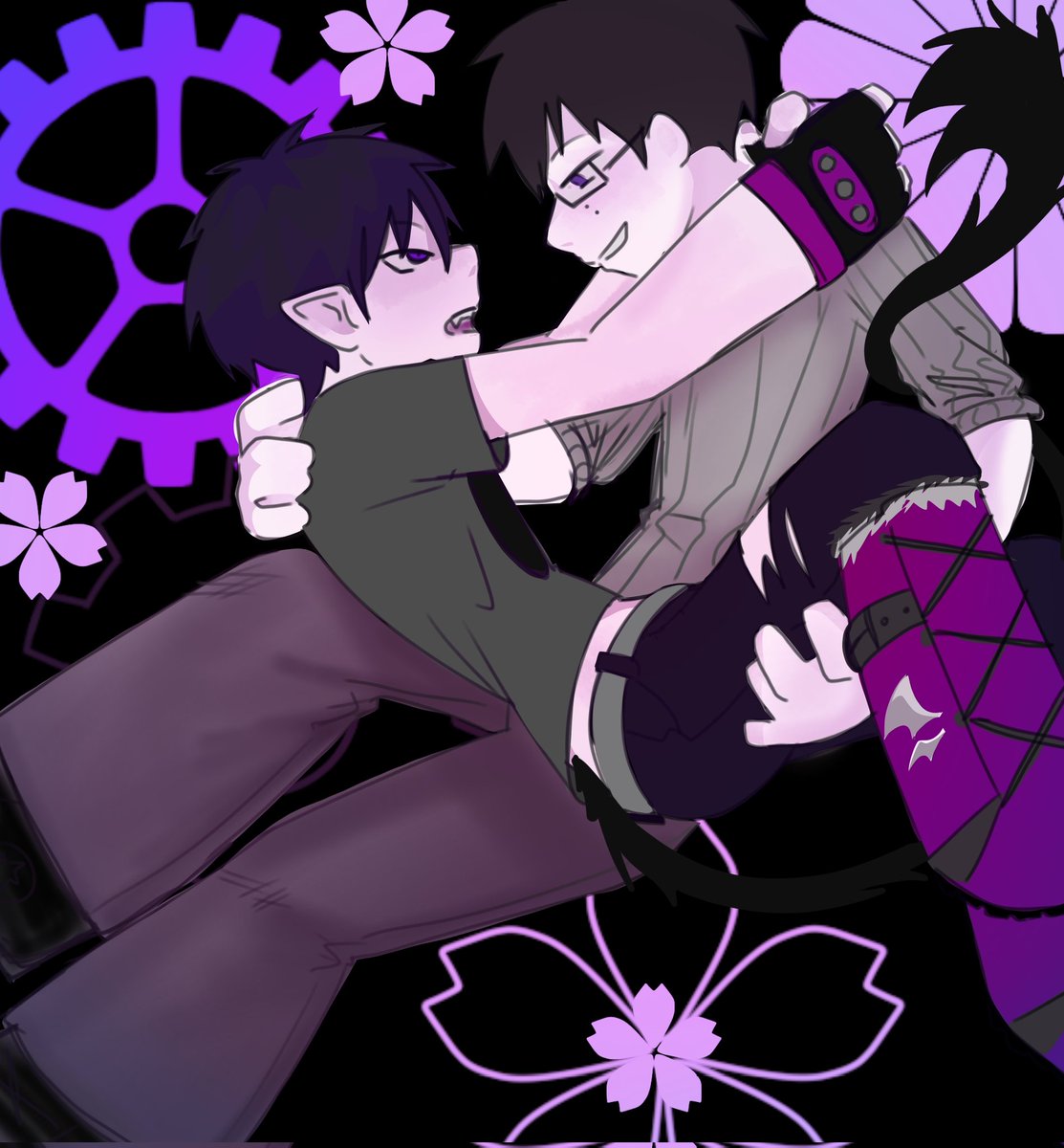 Janey_2_'s tweet photo. Aren't they just the cutest
#blueExorcist #rinokumura #yukiookumura https://t.co/iRBoSxEYz7