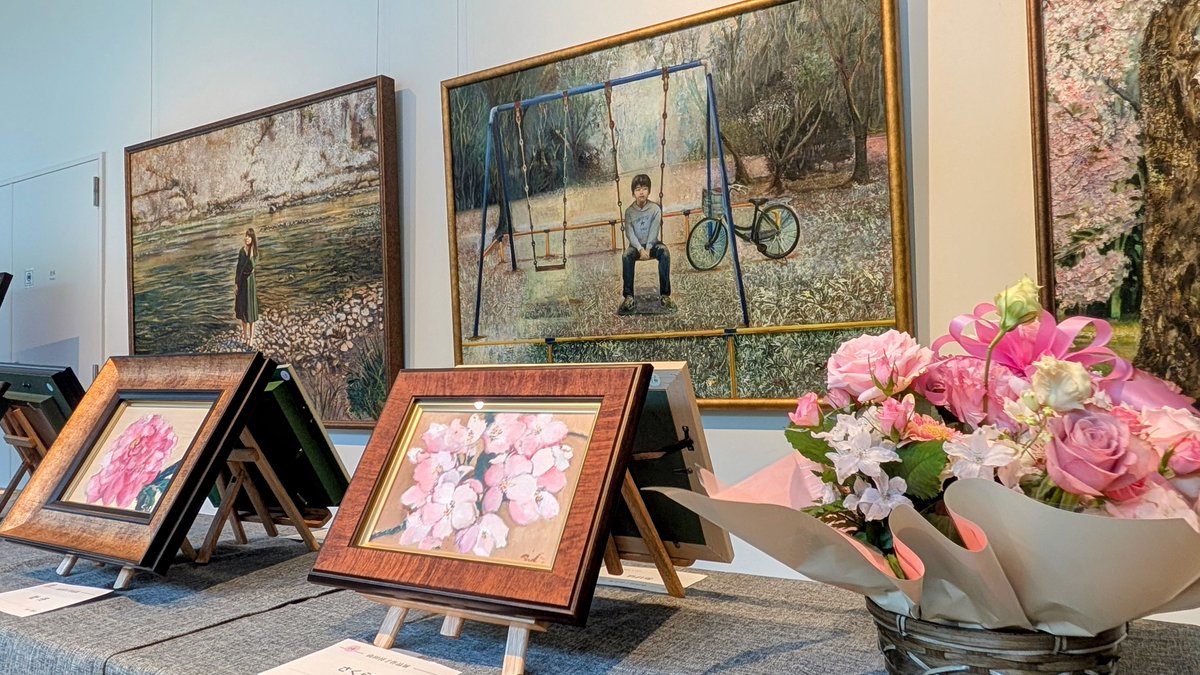 ☆金蛇水神社☆展示作品☆ダブルレインボーの奇跡ご縁結び☆金銀白蛇☆A4限定1点☆ 外苑アートギャラリー山田祥子作品展 案内 】 外苑アートギャラリーに