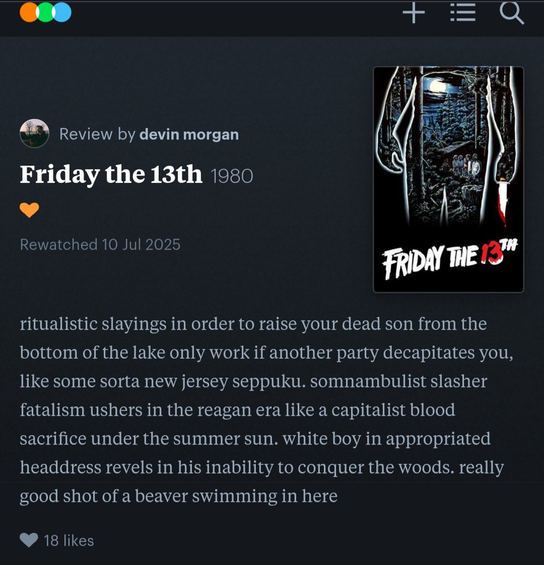 fedafter12am's tweet photo. Sometimes I'm worried to reready Letterboxd reviews, but then I do and it makes me laugh real fucking hard https://t.co/YaL0jxJLu5