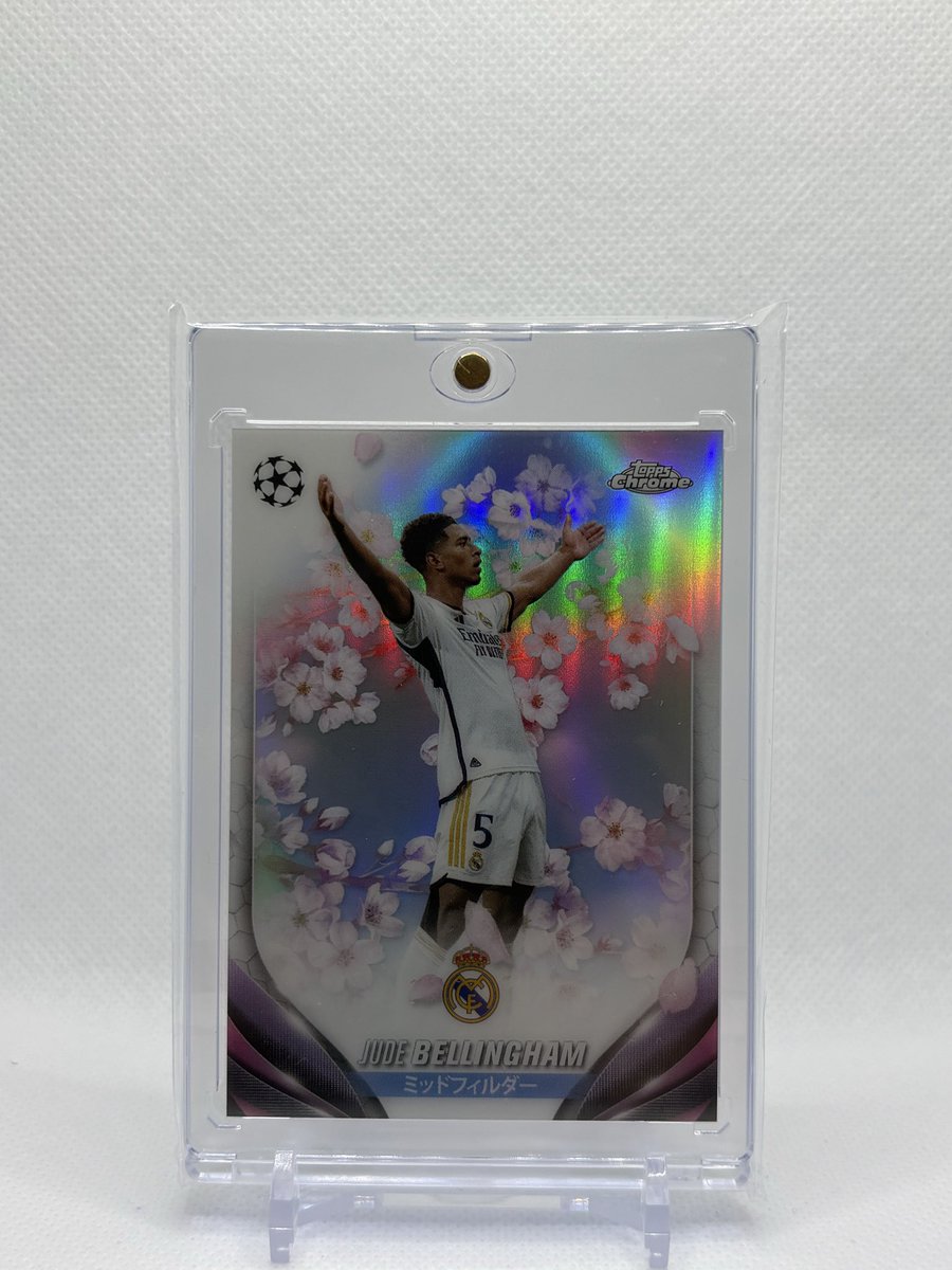 massop_wccf's tweet photo. 2023-24 Topps UCL Japan Edition
Chrome-Cherry Blossom Refractor
Jude Bellingham🌸

You are the man！！！

#JudeBellingham
#jb5 https://t.co/Xj8qeO3aaW