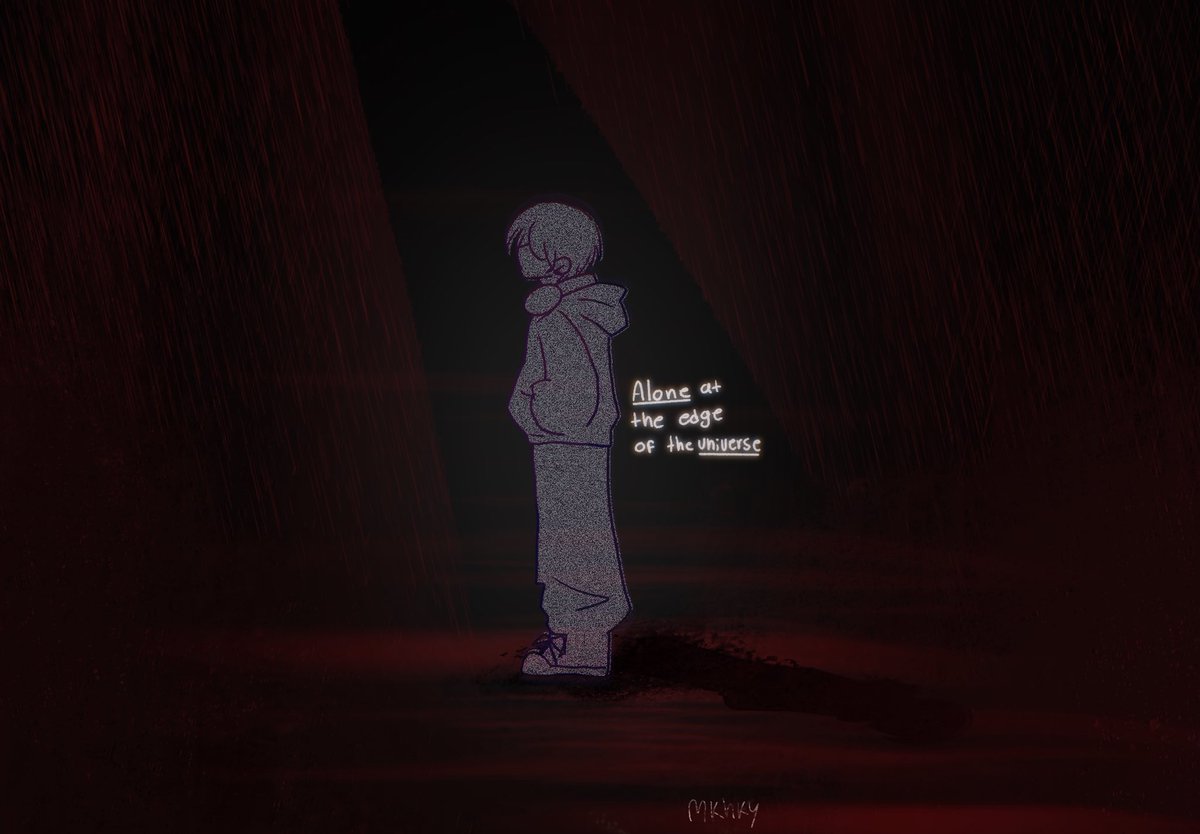 viktorvsthewrld's tweet photo. Alone at the edge of the universe
#monsterfuckerARG #msak Iโm not fine I promise https://t.co/jFVxqOUw8l