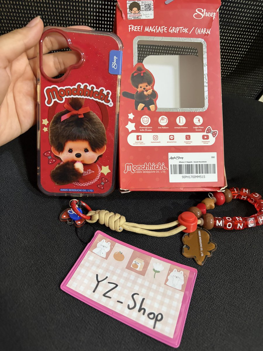 YZ_Shopp's tweet photo. [ส่งต่อ] 
เคส Apple Sheep ลายม่อนชิชิ ❤️ของเเท้ 💯
- รุ่น Iphone 17
- สภาพใช้งาน มีเหลือง 
- มีปุ่ม control 
- มีสายคล้อง
- มีกล่อง (รองกล่องข้างในหาย)

🏷️ลดราคาพิเศษ 290 🔥🔥
ส่งฟรี  (งดต่อราคา)

#เคสapplesheep #ส่งต่อเคส #เคสไอโฟน #ตลาดนัดมอนชิชิ
#ตลาดนัดMonchhichi #เคส https://t.co/mDFugNlCfT