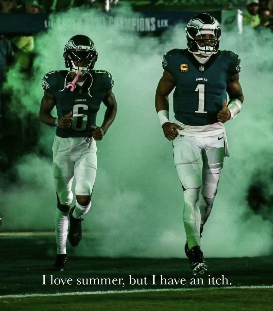 CooperDeJawn3's tweet photo. Summer’s cool. Eagles Sundays are better 🦅 https://t.co/nZDt9P0zpG