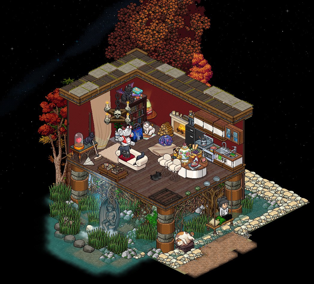 xlNameless_HB's tweet photo. Nunca había hecho una "casita" para mí, pero me gusto el resultado, tal vez le iré agregando más cosas y cambiando.

@ESHabbo @Habbo https://t.co/zW0JEulm8O
