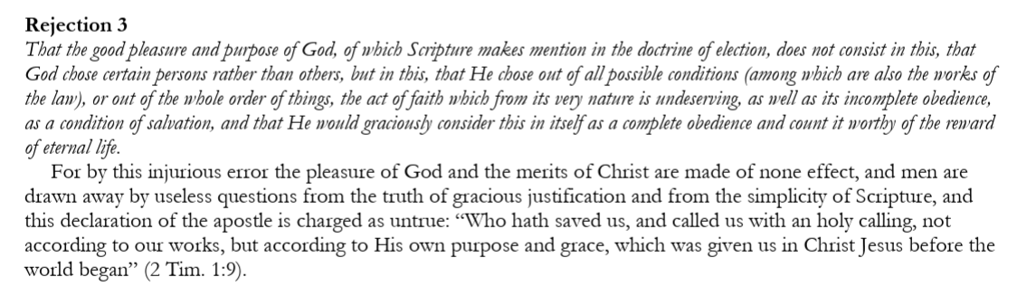 RevElijahA's tweet photo. @OzMarquezz I don't know that I have read enough of Baxter to say one way or the other. 

What I DO know regarding the presented image, however, is enough to say that it is not Calvinist nor Reformed. (CoD, I.R.3, 5) https://t.co/hK71SMRGkW