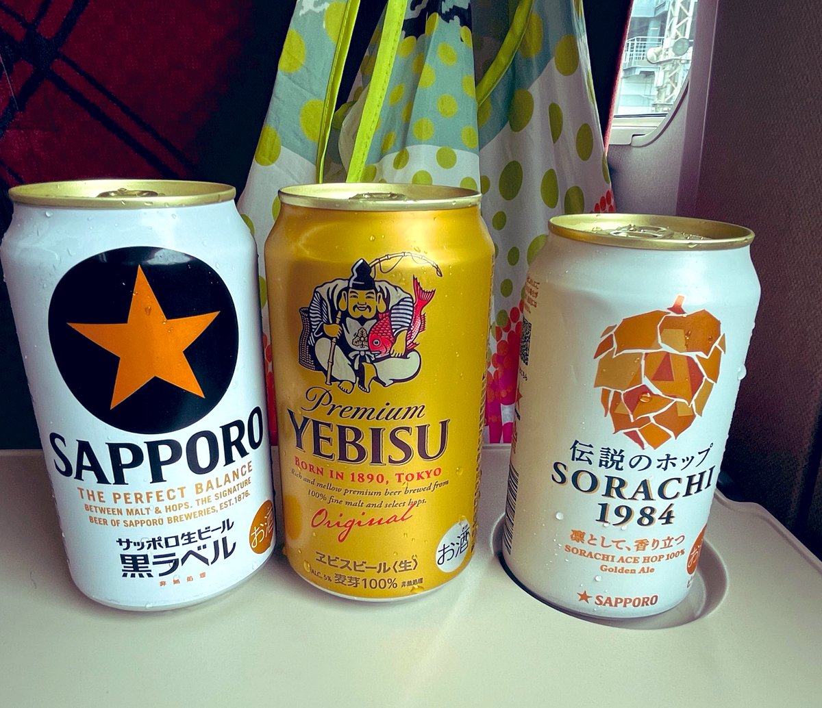 yvkldooo's tweet photo. 帰ります！

良い旅だったのでビールはちょっぴり贅沢しました。 https://t.co/g4tARRGnKw