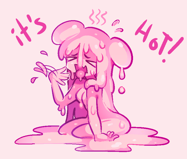 Jaltoid's tweet photo. been hot enough to melt a slime girl 🌞💦 https://t.co/TAUcmxTMRy