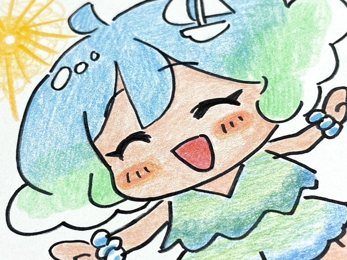 もちろん【#江ノ島コラボ2026】にも直筆イラスト色紙を持って行きます