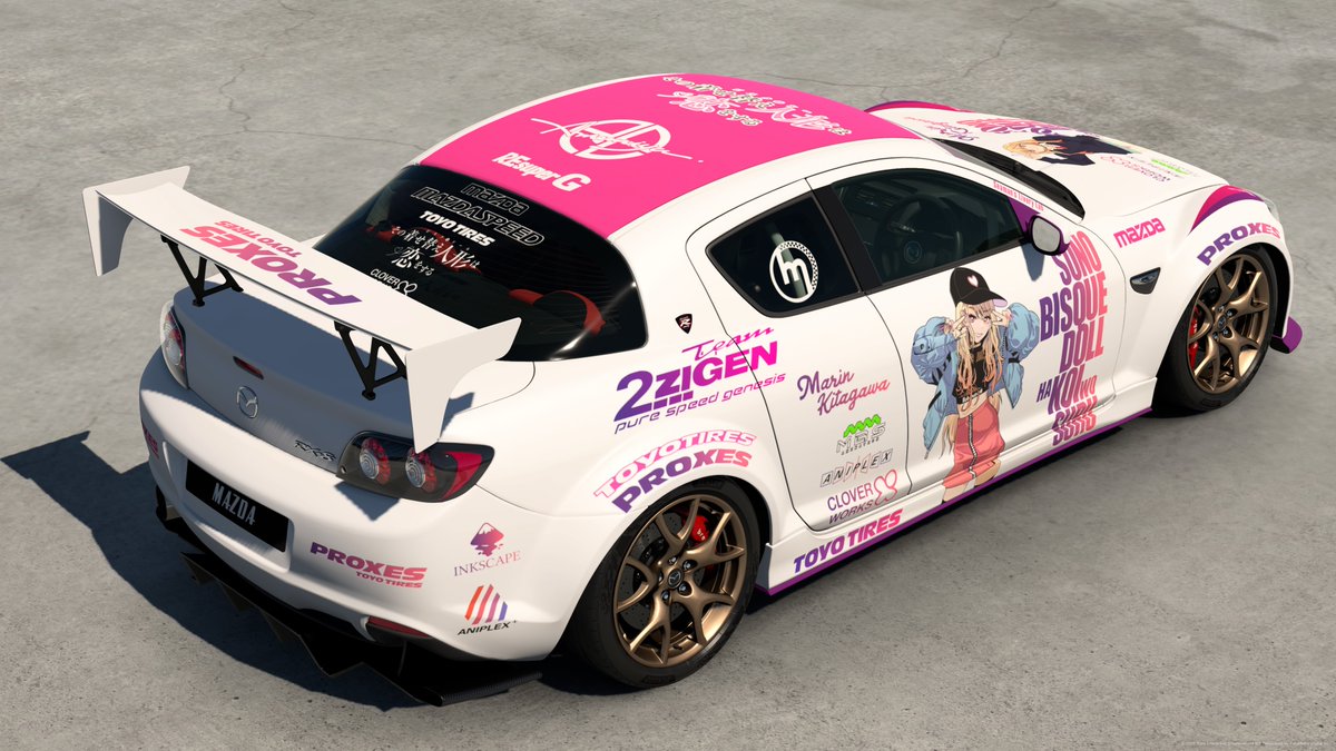 forca203769's tweet photo. 痛車　RX-8 MARIN 
#着せ恋 
#GT7 
#GT7Livery 
#gt7photography 
#グランツーリスモ7 
#GranTurismo7 https://t.co/xzR6nQzSg9