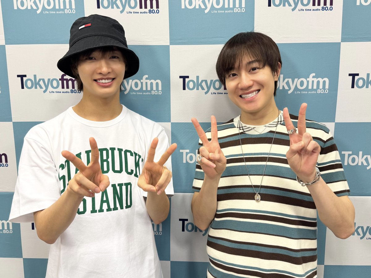 7mpickup_tfm's tweet photo. 今日の担当：佐藤新＆椿泰我🩷🧡

「IMP.の #IMPickup」今日も放送！📡
7月17日、今日はなんの日でしょう？？

#佐藤新 #椿泰我 がピックアップ☑️
今日は北海道にあの場所にまつわる日！
佐藤が感激した北海道の風景とは👀

📻https://t.co/nval9na6ls

#IMP. @_7mp_official_ #TOKYOFM #JFN https://t.co/q9xNcVlxHG